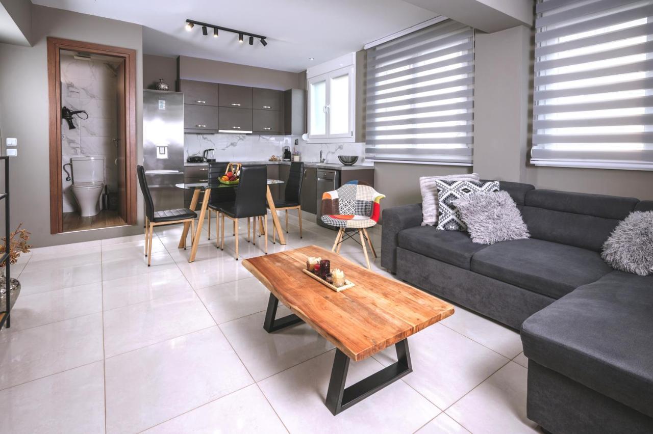 Unique1 - Two Bedroom Private Lux City Apartment Iráclio Exterior foto